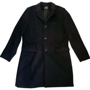Abercrombie and Fitch Mens Wool Blend Coat